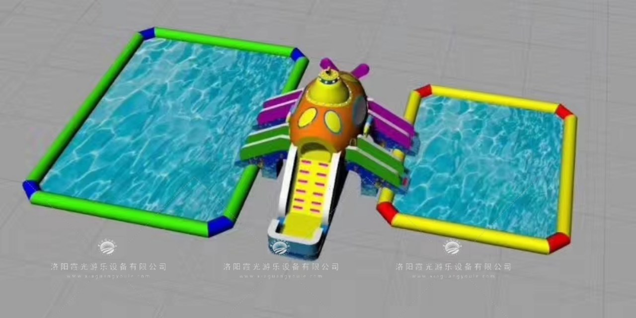 安塞深海潜艇儿童乐园充气游泳池